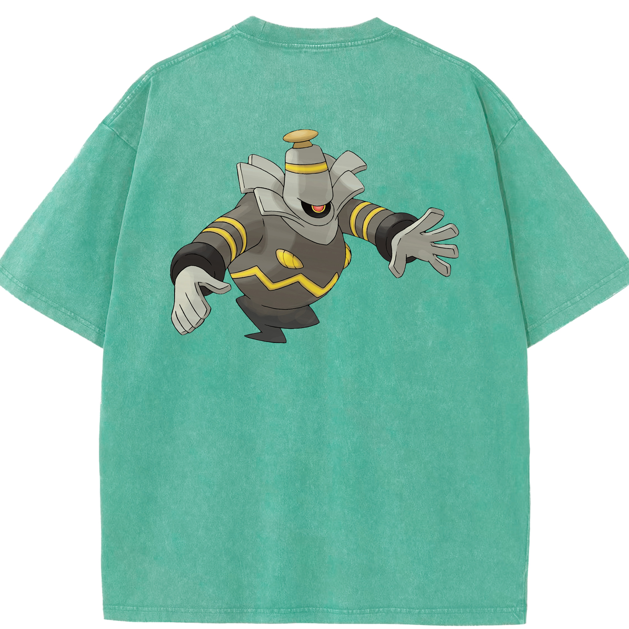（画像用） ポケットモンスター Pokémon 綿100% ヴィンテージ風 半袖Tシャツ（背面プリント）